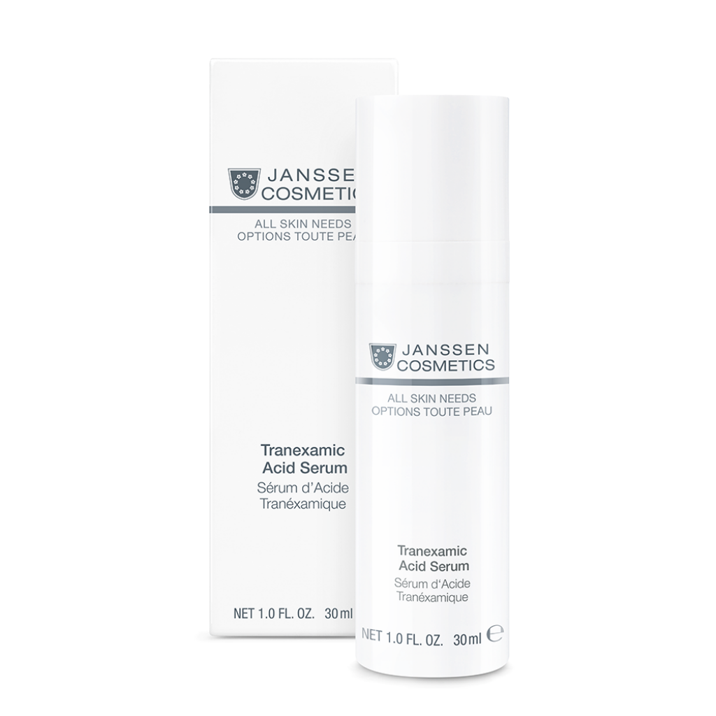 TRANEXAMIC ACID SERUM l Ihoa tasoittava tehoseerumi epätasaiselle ja pigmentoituneelle l Janssen Cosmetics
