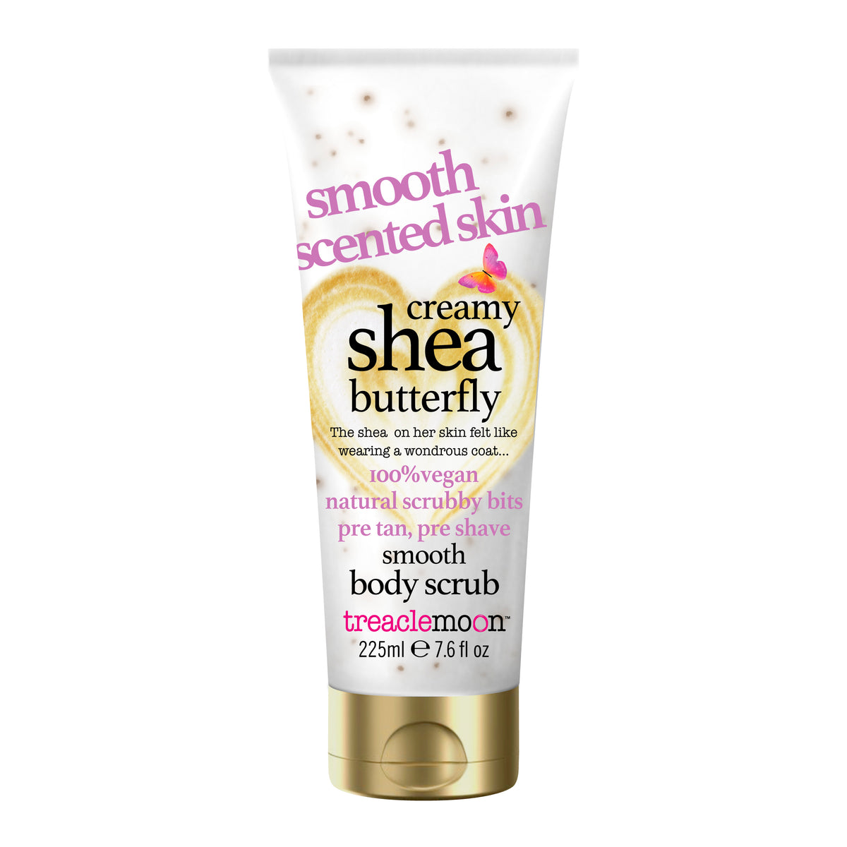 CREAMY SHEA BUTTERFLY BODY SCRUB - Sheavoin tuoksuinen vartalokuorinta l Treaclemoon