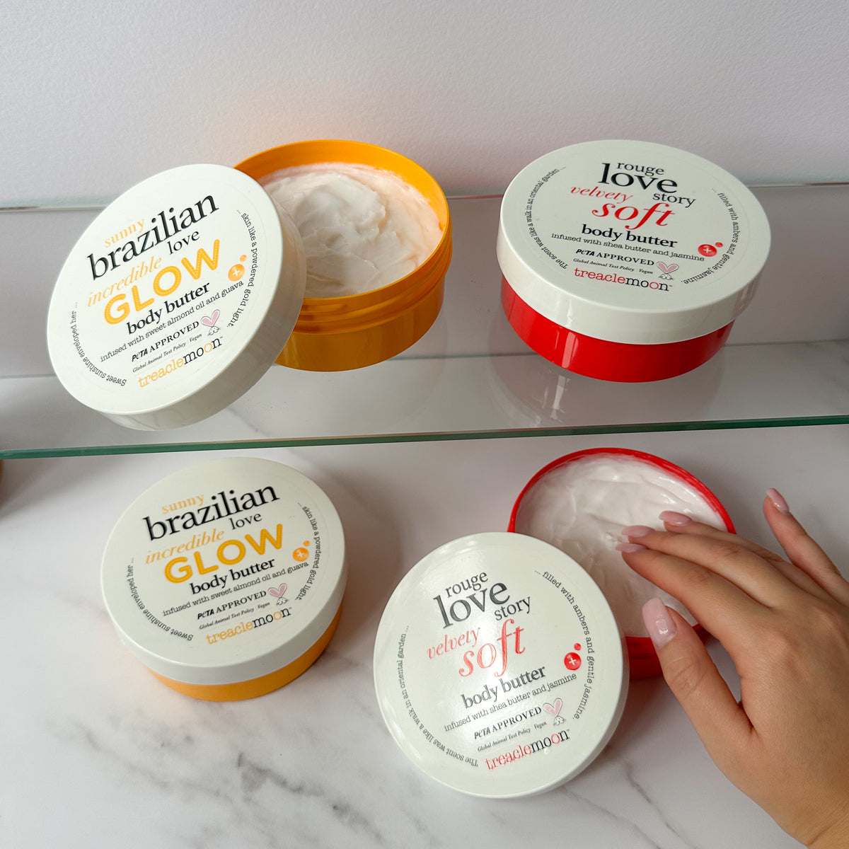 ROUGE LOVE STORY BODY BUTTER - Jasmiinin tuoksuinen vartalovoi l Treaclemoon