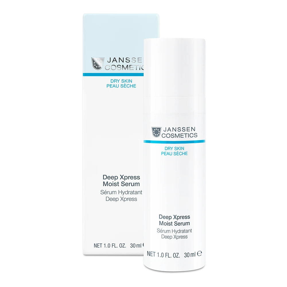 DEEP XPRESS MOIST SERUM l Kosteuttava seerumi kuivalle ja pintakuivalle iholle l Janssen Cosmetics