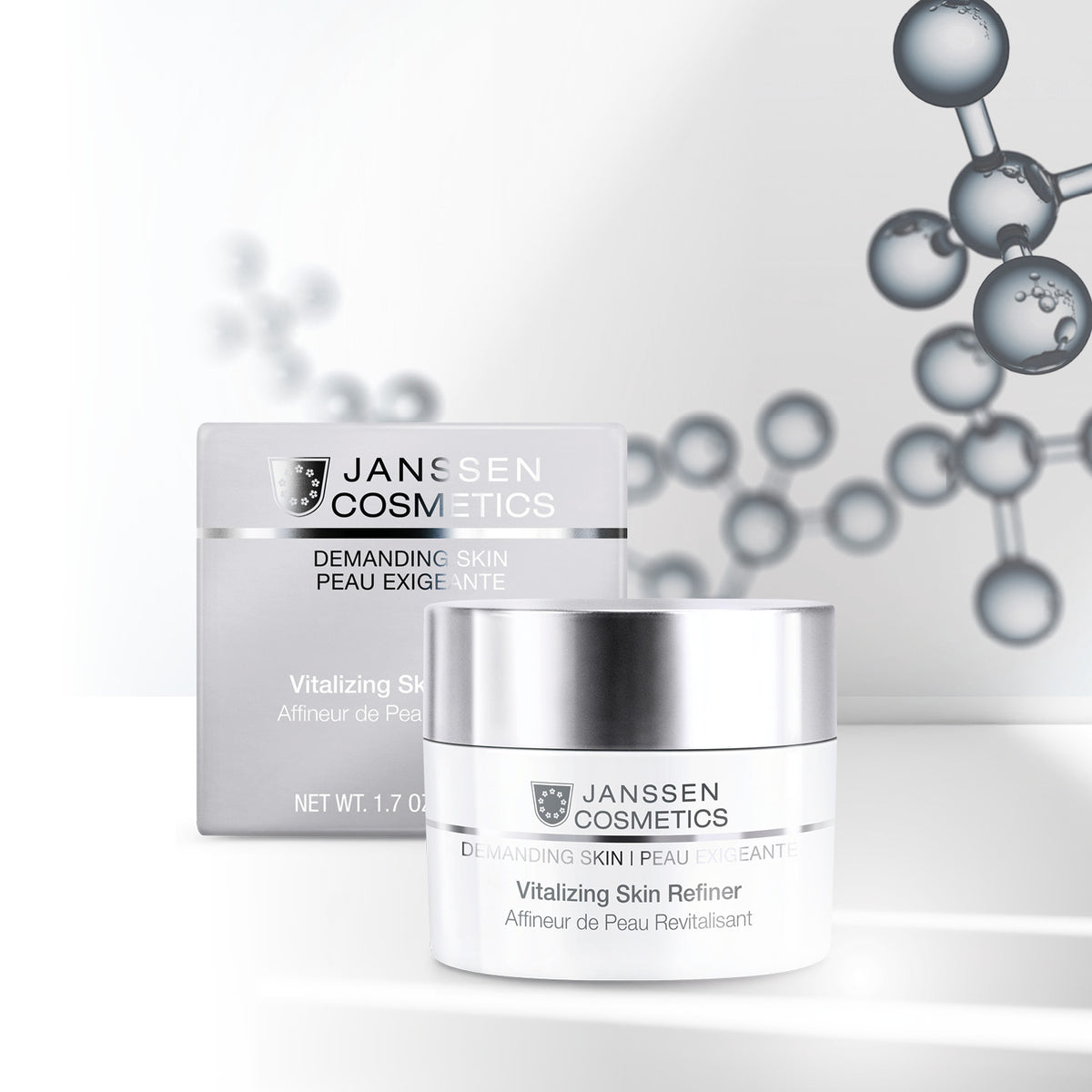 VITALIZING SKIN REFINER l Ihoa elvyttävä ja kosteuttava voide ikääntyvälle iholle l Janssen Cosmetics