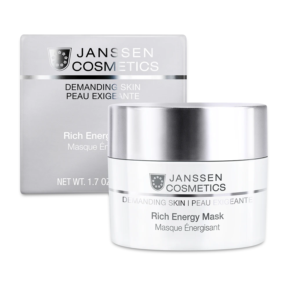 RICH ENERGY MASK l Ravitseva voidenaamio kuivalle ja stressaantuneelle iholle l Janssen Cosmetics