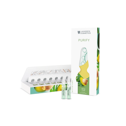 DETOX FLUID (Purify) l Puhdistava ampulli tukkeutuneelle ja harmahtavalle iholle l Janssen Cosmetics