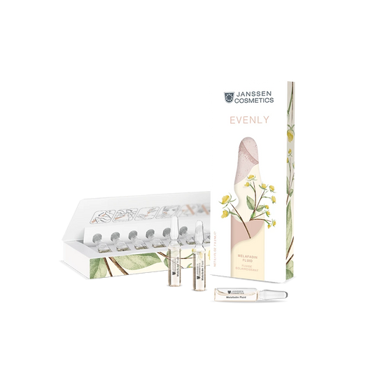 MELAFADIN FLUID (Evenly) l Kirkastava ja tasoittava ampulli pigmentoituneelle iholle l Janssen Cosmetics