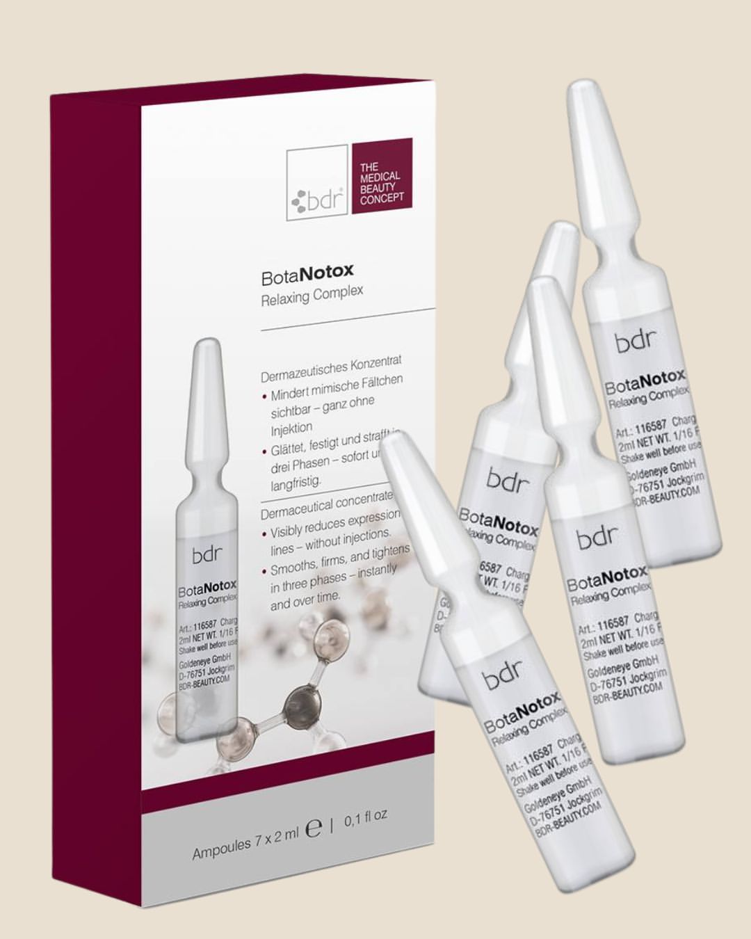 BOTANOTOX l Ilmejuonteita ja ihoa silottavat ampullit ikääntyvälle iholle l BDR