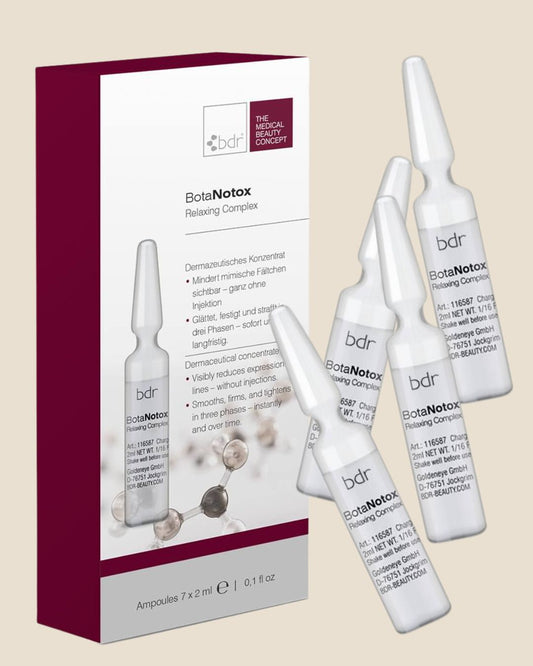 BOTANOTOX l Ilmejuonteita ja ihoa silottavat ampullit ikääntyvälle iholle l BDR