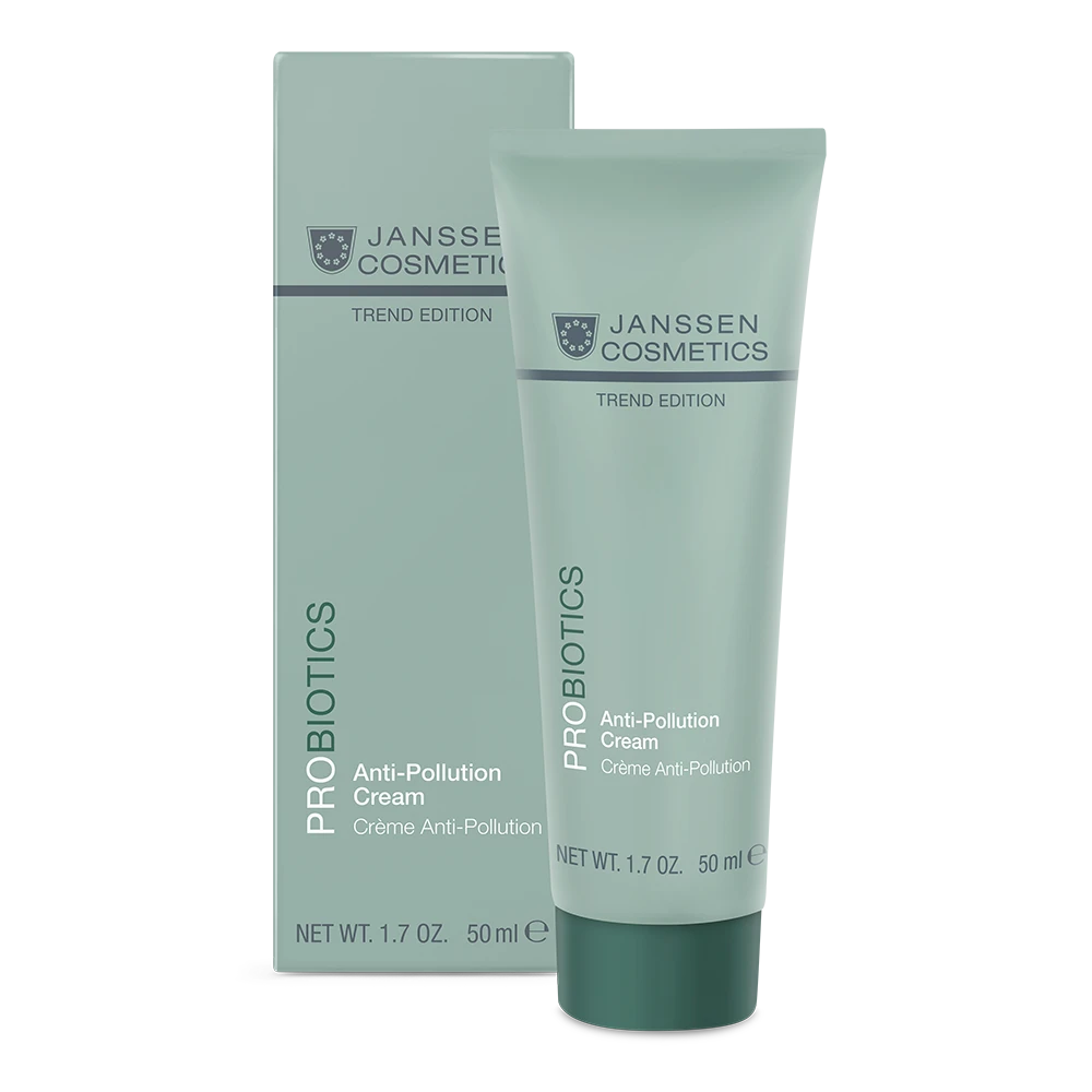 PROBIOTICS ANTI-POLLUTION CREAM l Täyteläinen suojaava voide ärtyneelle iholle ympäristön haittatekijöitä vastaan l Janssen Cosmetics