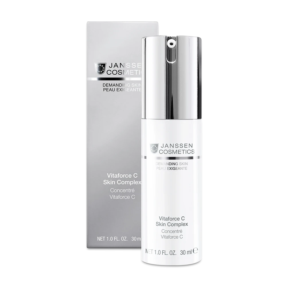 VITAFORCE C SKIN COMPLEX l Antioksidanttinen C-vitamiiniseerumi kirkastamaan ihoa l Janssen Cosmetics