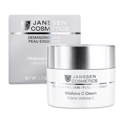 VITAFORCE C CREAM l Ravitseva antioksidanttinen C-vitamiinivoide ikääntyvälle iholle l Janssen Cosmetics