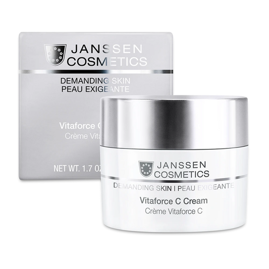 VITAFORCE C CREAM l Ravitseva antioksidanttinen C-vitamiinivoide ikääntyvälle iholle l Janssen Cosmetics