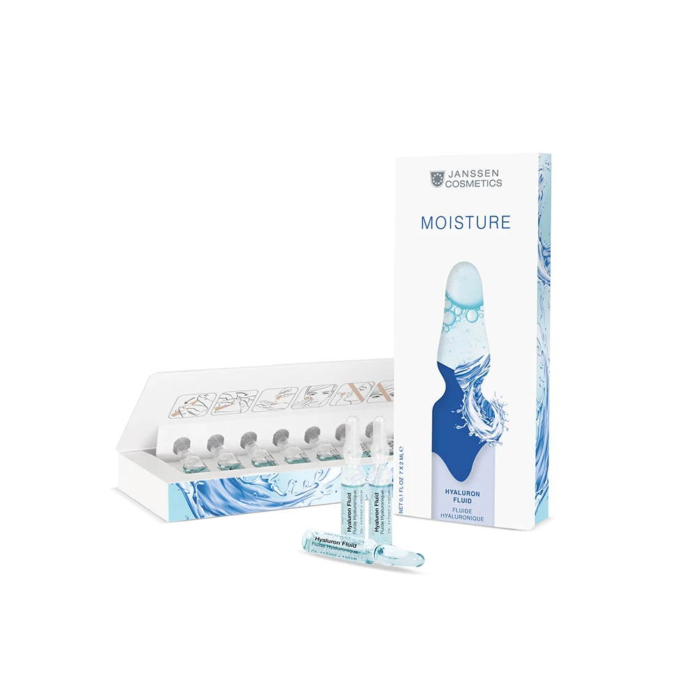 HYALURON FLUID (Moisture) l Tehokosteuttava ampulli jokaiselle iholle l Janssen Cosmetics