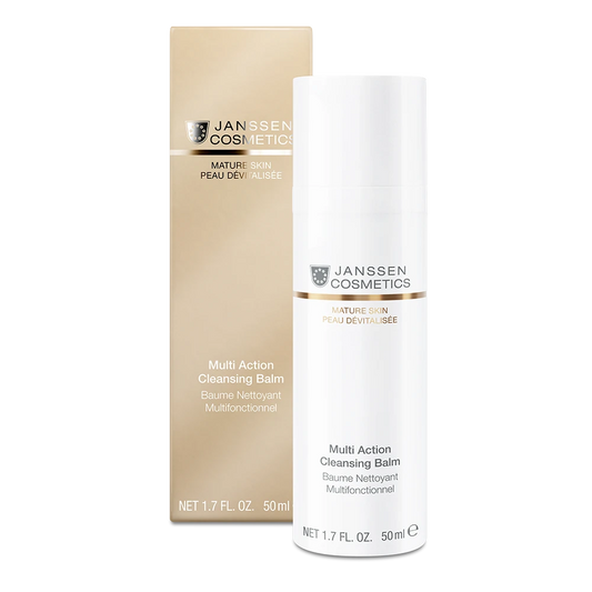 MULTI ACTION CLEANSING BALM l Ravitseva puhdistusbalmi kuivalle iholle l Janssen Cosmetics