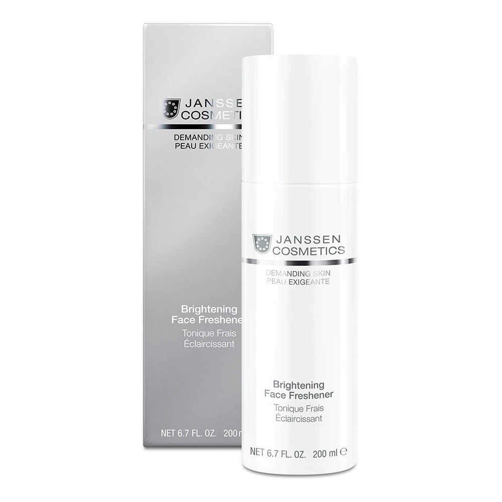BRIGHTENING FACE FRESHENER l Kirkastava ja kevyesti kuoriva kasvovesi normaalille & sekaiholle l Janssen Cosmetics