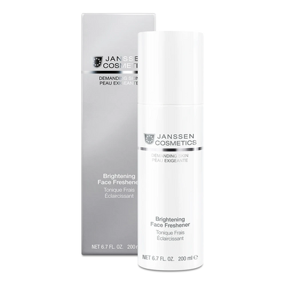 BRIGHTENING FACE FRESHENER l Kirkastava ja kevyesti kuoriva kasvovesi normaalille & sekaiholle l Janssen Cosmetics