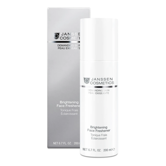 BRIGHTENING FACE FRESHENER l Kirkastava ja kevyesti kuoriva kasvovesi normaalille & sekaiholle l Janssen Cosmetics