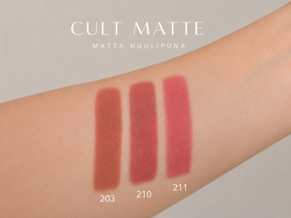 CULT MATTE l Mattahuulipuna l Mesauda Milano