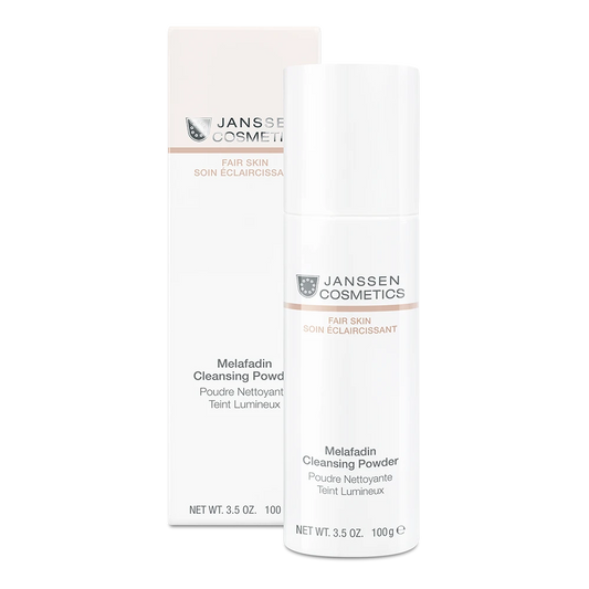 MELAFADING CLEANSING POWDER l Kirkastava C-vitamiinipuhdistuspulveri pigmentoituneelle iholle l Janssen Cosmetics