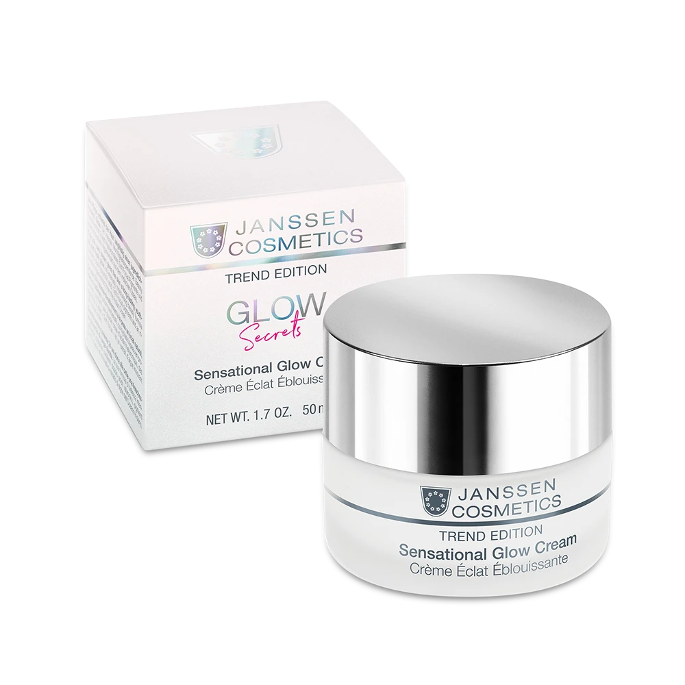 SENSATIONAL GLOW CREAM l Pehmittävä ja keveyttävä Glow- voide kaikille ihotyypeillel Janssen Cosmetics