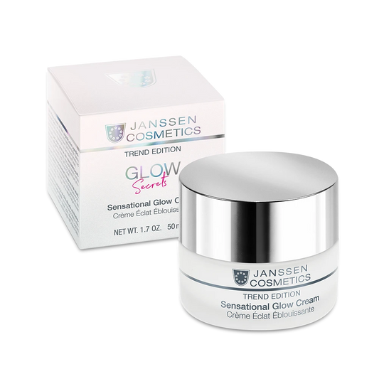 SENSATIONAL GLOW CREAM l Pehmittävä ja keveyttävä Glow- voide kaikille ihotyypeillel Janssen Cosmetics