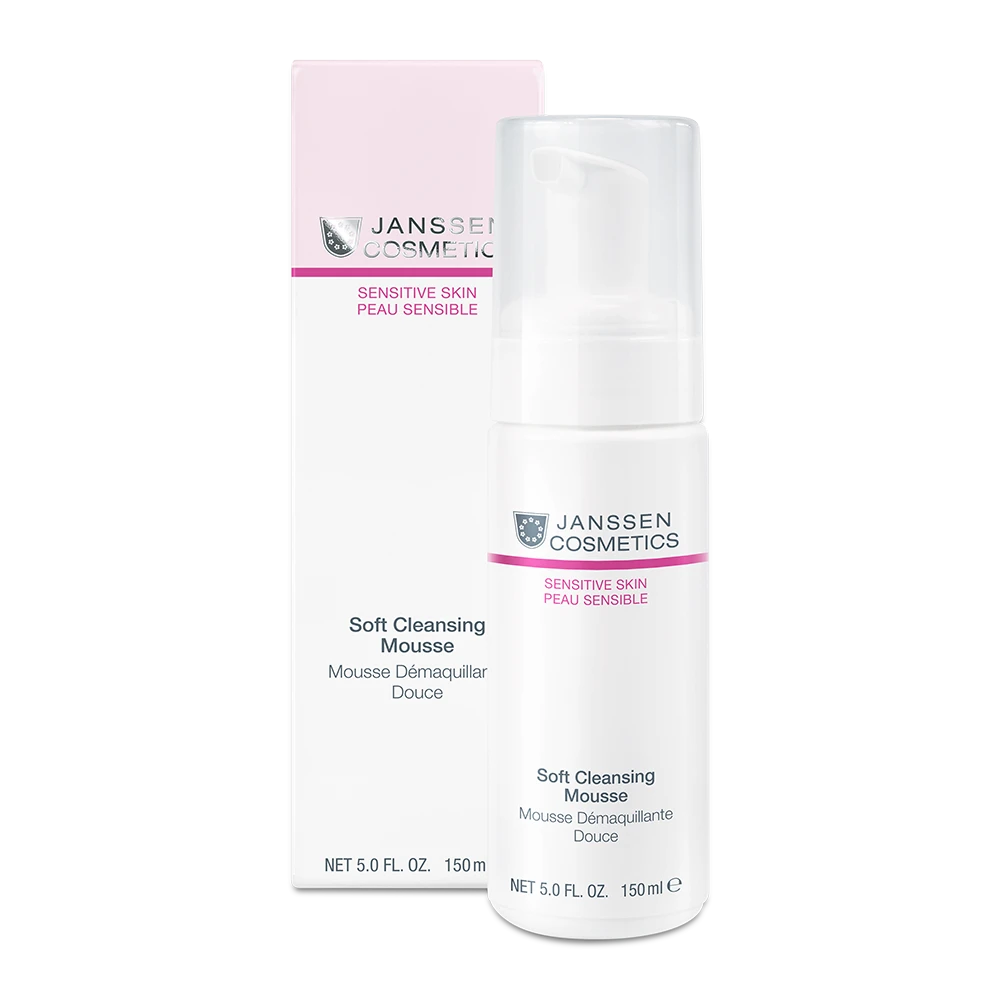 SOFT CLEANSING MOUSSE l Pehmeä puhdistusmousse herkälle iholle l Janssen Cosmetics