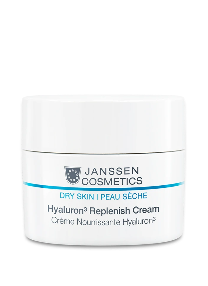 HYALURON3 REPLENISH CREAM l Tehokosteuttava hyaluronivoide erittäin kuivalle & lipidiköyhälle iholle l Janssen Cosmetics