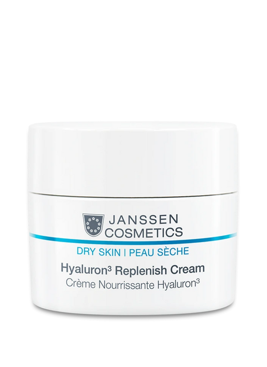 HYALURON3 REPLENISH CREAM l Tehokosteuttava hyaluronivoide erittäin kuivalle & lipidiköyhälle iholle l Janssen Cosmetics