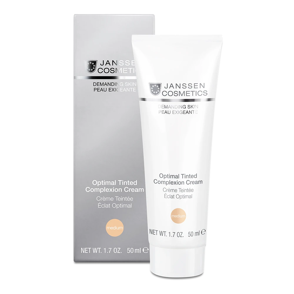 OPTIMAL TINTED COMPLEXION CREAM l Kevyt, kosteuttava ja kevyesti sävyttävä päivävoide SPF10 l Janssen Cosmetics